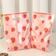 thumbnail image 2 of 10 bolsas de regalo con estampado de fresas, bolsas de plástico para dulces de fiesta con asas, suministros multiusos para envolver regalos para fiestas de cumpleaños, 2 of 5