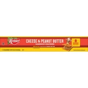 Keebler Cheese and Peanut Butter Sandwich Crackers, Single Serve Snack Crackers, 21.6 oz, 12 Count
