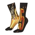 thumbnail image 5 of Salouo Happy New Year 2025 Pattern Fun Novelty Crew Socks,Casual Athletic Socks Neutral Socks, 5 of 7