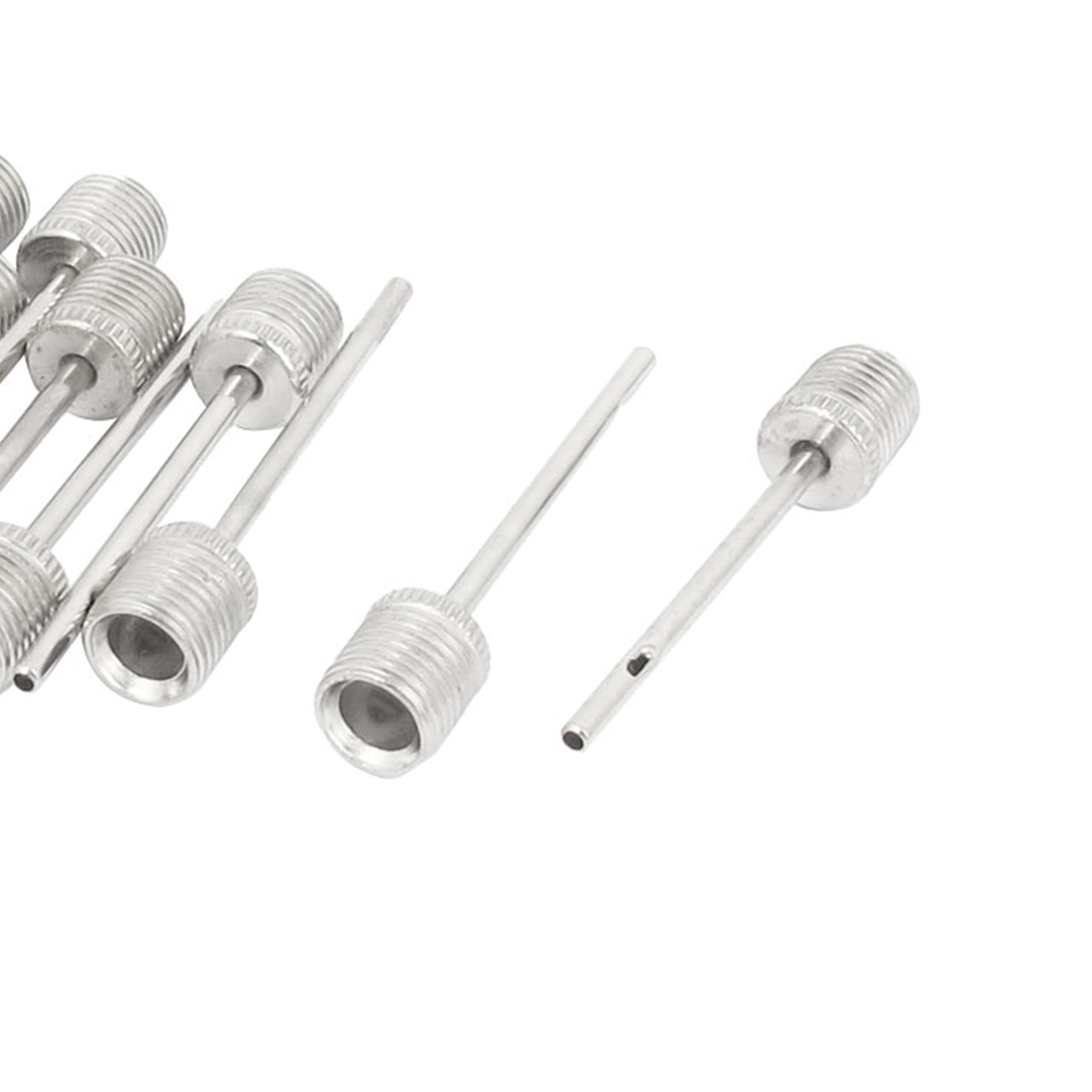 Unique Bargains Sports Football Basketball Inflating Air Pump Needle Pin Nozzle 10pcs