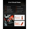 thumbnail image 2 of VEVOR Automotive Circuit Tester Kit, 8 - 35 DCV Power Circuit Probe Tester with TFT Color Display and Lighting, 2-in-1 Electrical Automotive Power Tester Probe with 19.7 ft / 6 m Extension Cable, 2 of 9