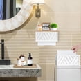 thumbnail image 3 of Set of 2 Paper Towel Dispenser Wall Mount, Paper Towel Holder Wall Mounted with Lid, Solid Wood Commercial C-Fold, Z-Fold, Trifold Hand Paper Towel Holder Hand Towel Holder for Bathroom Kitchen Decor, 3 of 8