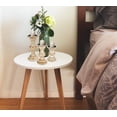 thumbnail image 4 of Candle Stands Wooden for Pillar Candles,Rounded Turned Colums,Sustainable Woods,Country Style,Ideal for Reiki,Aromatherapy,Votive Candle Gardens Home décor - 10,8,6 Inch Set of 3 - White Wash, 4 of 8