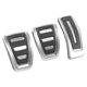 thumbnail image 3 of Manual Engranaje Acelerador Embrague Gas Freno Pedal Almohadilla Funda Kit para Coche, 3 of 5