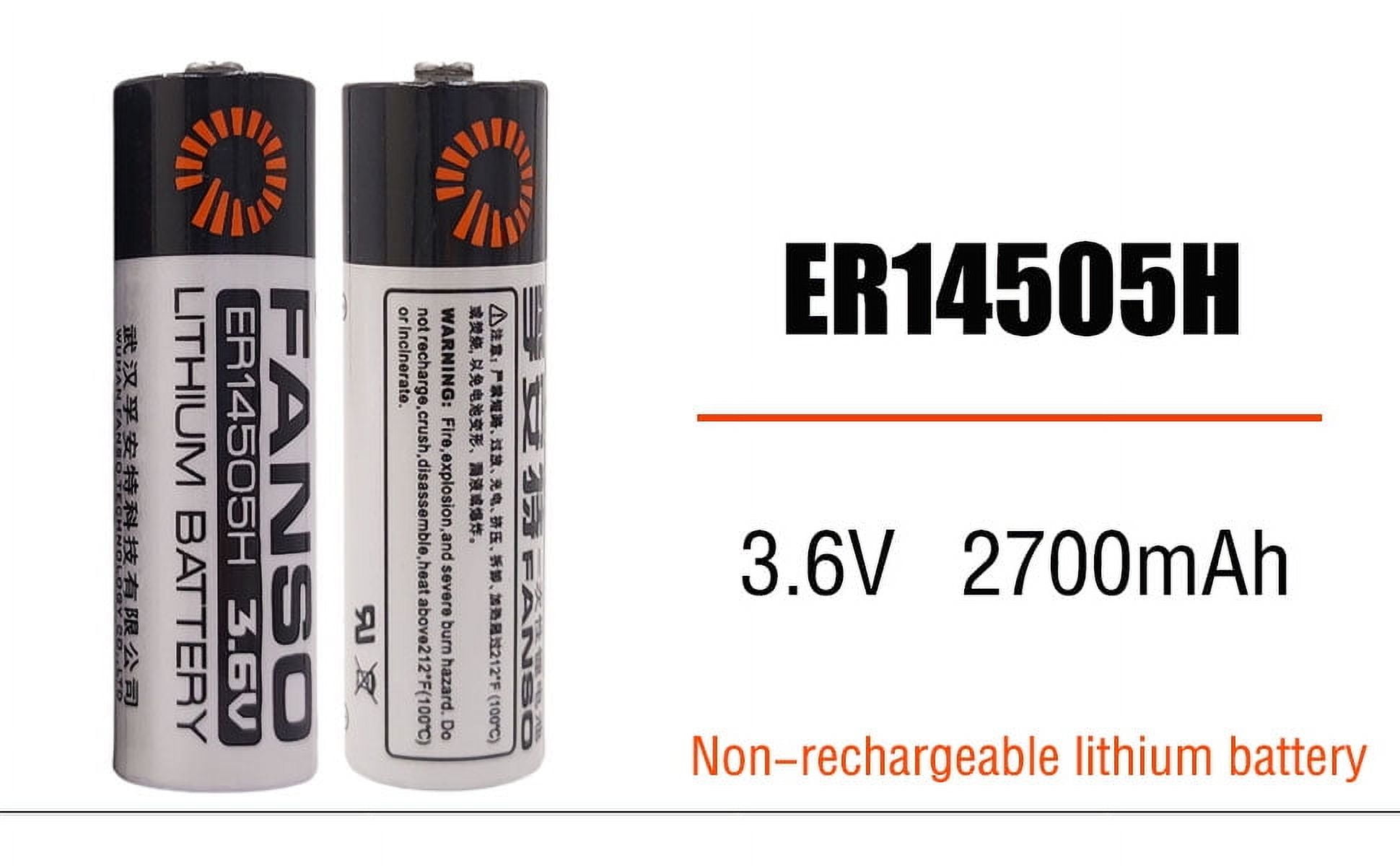5pcs ER14505H AA 3.6V ER14505 LS14500 2700mAh Lithium Battery Power