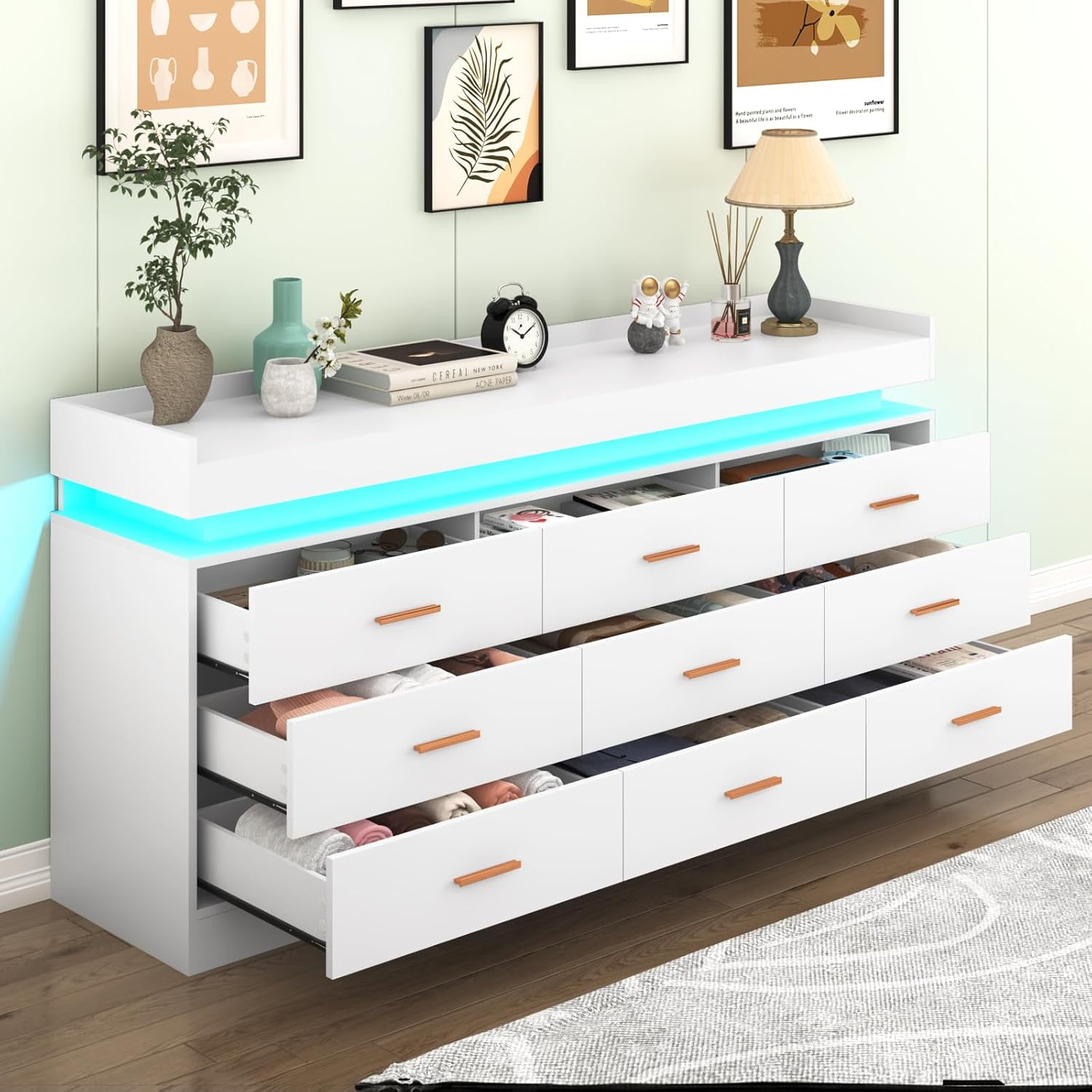 white dressing table with stool and mirror Amazon.com: LIVELYGLOW Makeup Vanity Desk with Smart LED Mirror & Charging  Station, 34.1" White Vanity Table Set with Cushioned Stool, 4 Drawers &  Hairdryer Rack, Modern Bedroom Dressing Table-White : Home &