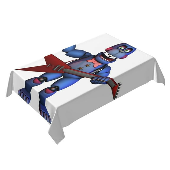 Five Nights At Freddy's Themed Square Tablecloth 54 * 72 Inches Durable Stylish