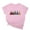 Pink, variant on Feanecy Merry Christmas Graphic Tees for Women 2024 Fashion Letter Print Cute Tops Spring Summer Short Sleeve Round Neck T Shirts Ladies Xmas Gifts Green S
