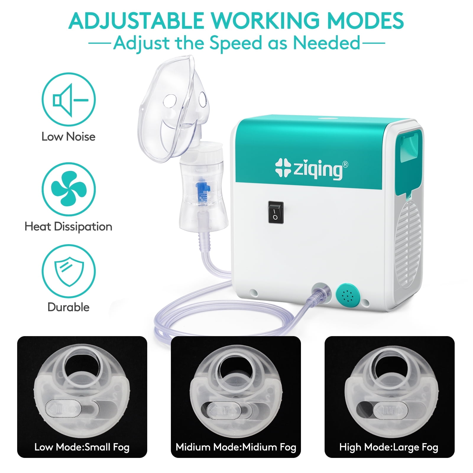Adult and child humidifiers for home respiratory therapy