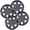 14 inch- Matte Black, variant on (4 Pack) 14 inch Hubcaps For 2008-2011 Hyundai Accent Sedan/ Hatchback Bolt-On Matte Black 7 Spoke With 4 Lug Holes Style 14 Inch Wheel Rims Cover For OEM NO. 52960-1e700