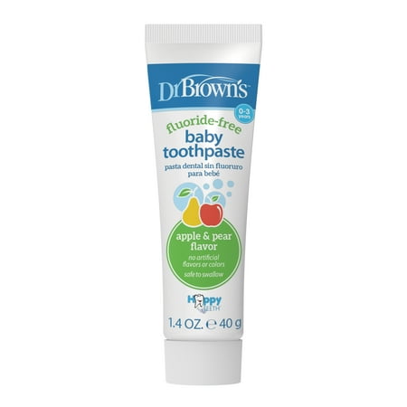 UPC: 0072239303672 | Dr. Brown s Happy Teeth Fluoride-Free Toothpaste 1.4 Ounc Apple Pear
