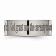 thumbnail image 4 of Titanium Flat 8mm Laser Design Polished Band, 4 of 9