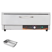 Commercial Electric Drawer Warmer Single Drawer Stainless Steel Food Warmer Freestanding Compact Warming Drawer Cabinet 85 to 185 F
