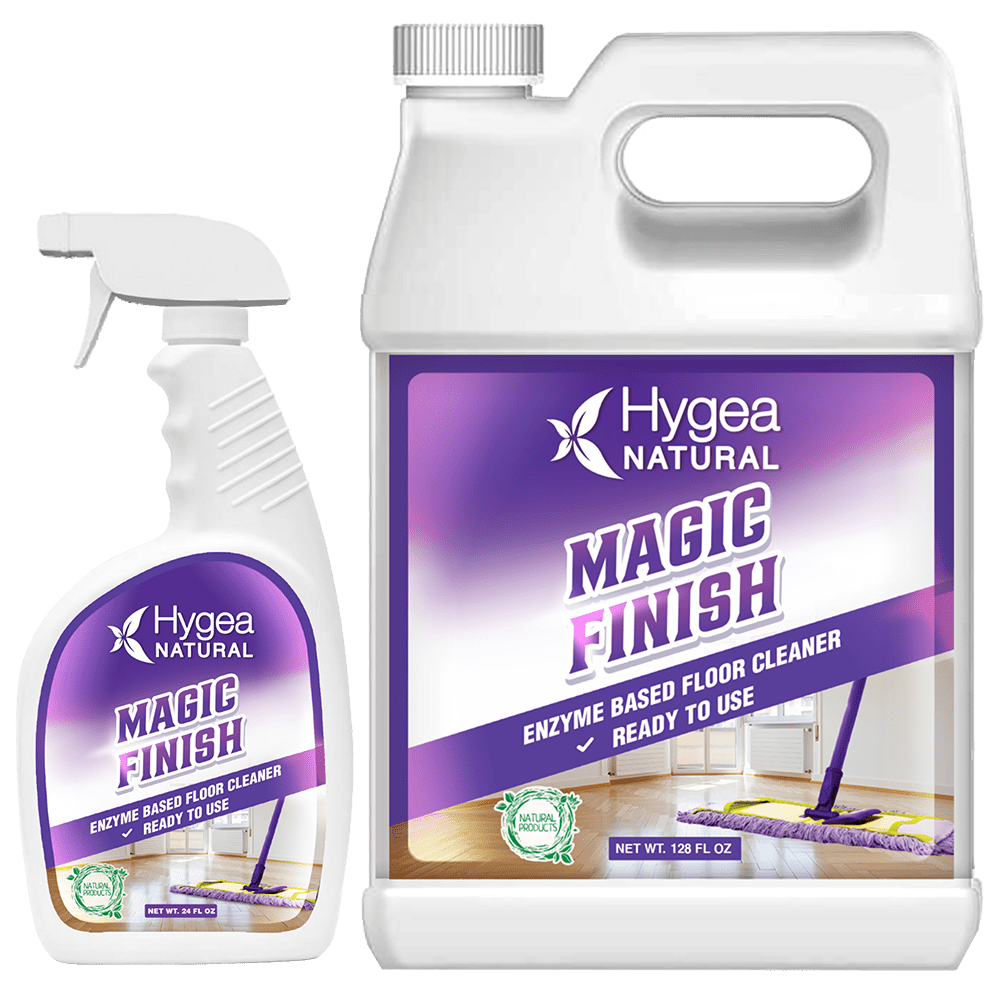 Hygea Natural Magic Finish Natural EnzymeBased no rinse Floor Cleaner