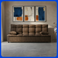 thumbnail image 1 of LASE Muebles Sofá Cama Matrimonial Río Reclinable 3 Posiciones Sala Lino Azul, 1 of 5