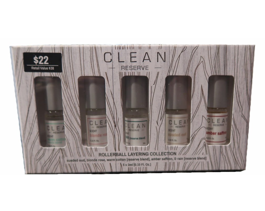 Clean Reserve Layering Collection EDP Rollerball 0.1 oz - 5 pc Gift Set -  Walmart.com