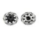 thumbnail image 4 of 2 piezas de llantas de rueda de aleación de aluminio Hugo Negro Disco de freno de llanta de rueda RC, 4 of 10