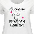 thumbnail image 4 of Inktastic Awesome Physician Assistant Gift for PA Women's Plus Size T-Shirt, 4 of 5