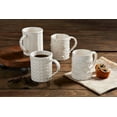 thumbnail image 2 of Woven Texture White Ceramic Coffee Mug, 2 of 2