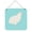 Blue Check, variant on Texas Quail Green Wall or Door Hanging Prints