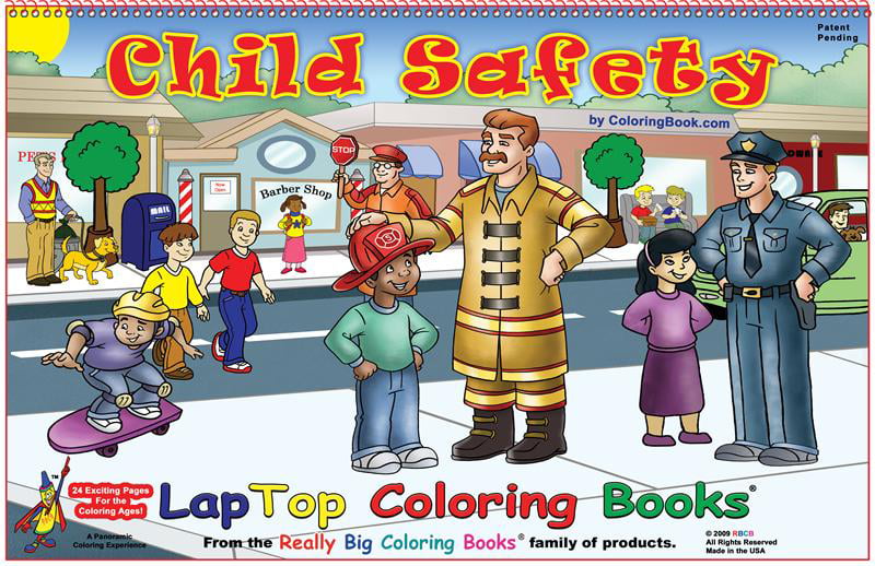 Child Safety LapTop Coloring Book (17