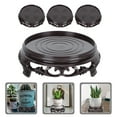 thumbnail image 3 of Miangastore Flowerpot Stand Assorted Color 4Pack Round Shape 4.53X4.53X1.46In, 3 of 9