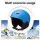 thumbnail image 5 of Casco de esquí Casco de monopatín Casco de Seguridad Ligero 8 Ventilaciones para Deportes al Aire Libre, 5 of 5