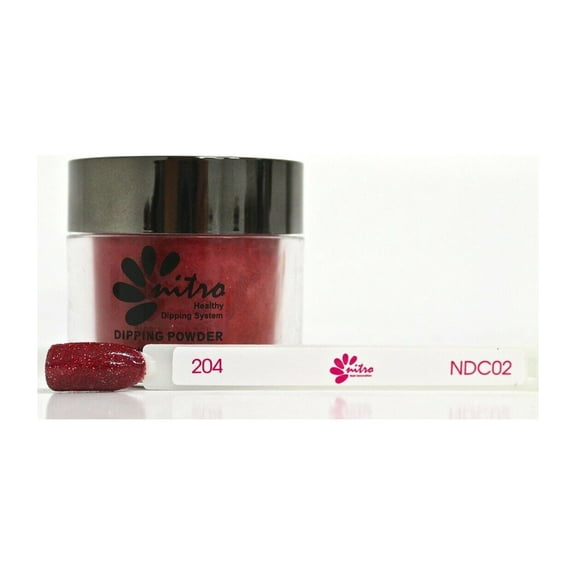 NITRO 2 IN 1 Nail Manicure Dipping & Acrylic Powder Color 2 oz - #204 Matching SNS NDC02