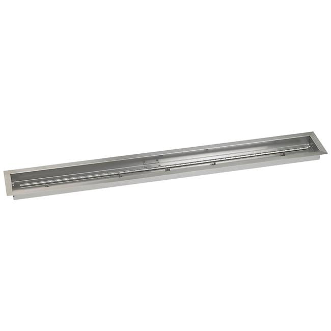 60 X 6 In Stainless Steel Linear Drop, Stanbroil Fire Pit Burner And Pant