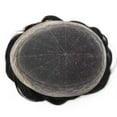 thumbnail image 5 of LYRICAL HAIR Toupee for Men Indian Human Hair Replacement System All Lace Mens Toupee French Lace Hairpieces for Man Bleached Front Knots Mens Hair Piece Unit, 5 of 7