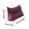 thumbnail image 3 of KNFATEQVEDG Canada Day Dorm Triangular Headboard Bolster Pillow White Headboard Twin Body Pillow Large Pillow Headboard Back Pillow for Sitting In Bed, 3 of 6