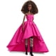 thumbnail image 1 of Vestido largo fucsia de muñeca Barbie en tafetán para adultos HBX96, 1 of 6