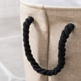 thumbnail image 5 of AAOMASSR Streamline Your Space: The Ultimate Cotton Linen Foldable Laundry Basket for Effortless Organization and Storage,Beige, 5 of 5