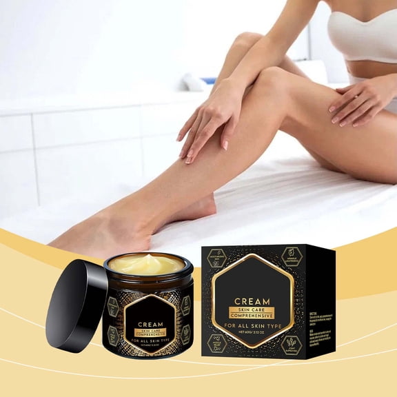 Natural Anti-Aging Hydration & Repair Cream, Gentle Formula for Sensitive Skin, 60g Jar