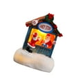 thumbnail image 4 of Edificio navideño de resina BLESIY adorno de escritorio en miniatura para decoración del hogar casita navideña 7 cm x 5 cm x 9,5 cm, 4 of 8