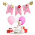 thumbnail image 7 of Baby Girls 1st Birthday Party Highchair Banner Summer Flower One High Chair Bunting Garland Baby Shower Decoration, 7 of 7