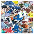thumbnail image 1 of Paquete de pegatinas con temática oceánica, 50 unidades, estética azul plateado, 1 of 2