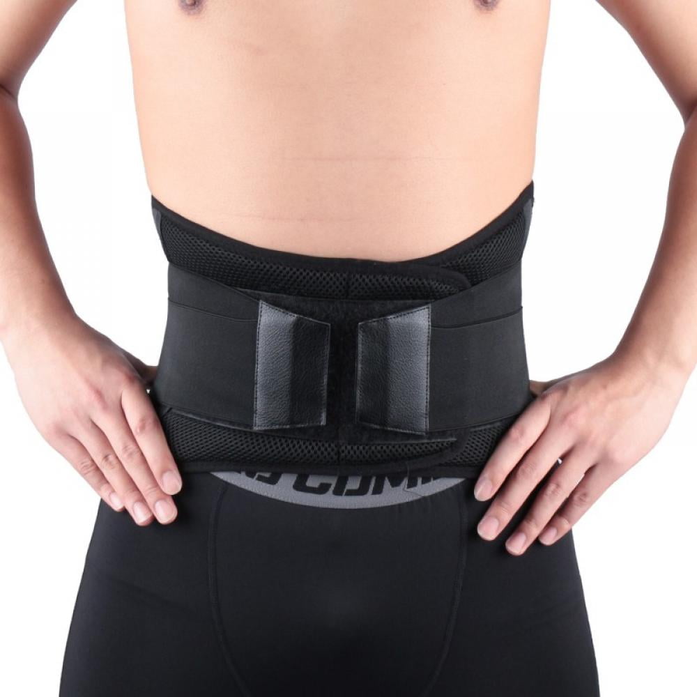 Weightlifting Lumbar Support Lower Waist Back Brace Pain Relief Adjustable Belt 