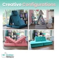 thumbnail image 5 of Critter Sitters Kids Lil Lounger | Play Couch | Modular Sofa | Fort Building, Open Ended Play | Sturdy Foam | Washable Covers | Durable | Flexible Seating for Playroom, Kids Room, 5 of 17