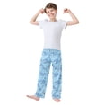 thumbnail image 2 of Cute Dolphin Pajama Pants Soft and Lightweight Elastic Waistband Pajama Pants, 2 of 8