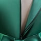 thumbnail image 5 of Vestidoo Formal Vestido sin mangas con cuello redondo Jersey para niñas Vestido de dama de honor de boda Ygjytge Verde 6-7- años para Niña, 5 of 9