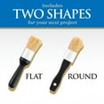 thumbnail image 3 of PRO EDGE by Linzer 2-Piece Chalk and Stencil Paint Brush Set, 3 of 9