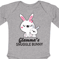 thumbnail image 4 of Inktastic Glammas Snuggle Bunny Easter Boys Long Sleeve Baby Bodysuit, 4 of 5