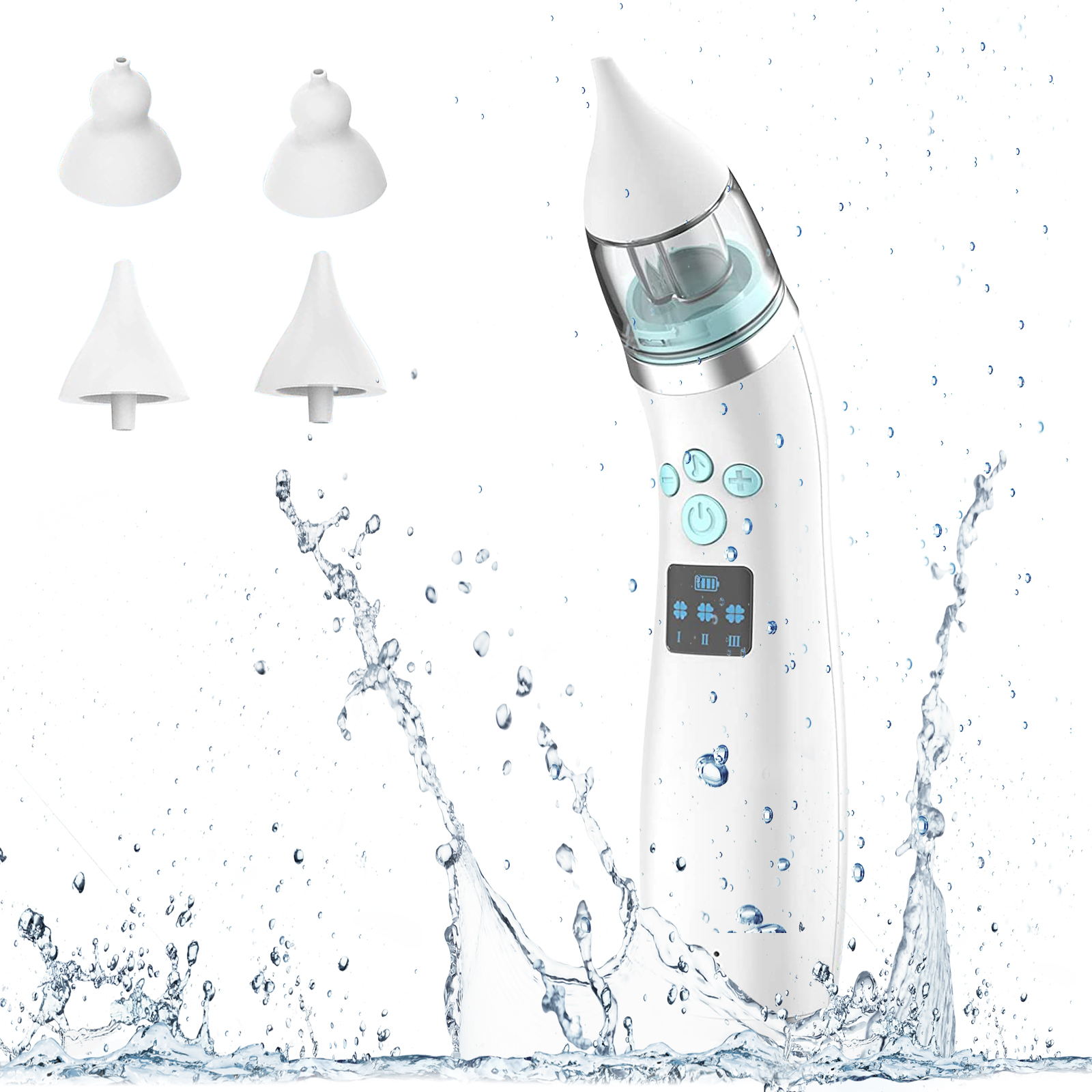 Baby Nasal Aspirator | Baby Nose Sucker | Snot Sucker for Baby - Baby Nose Cleaner, Automatic Booger Sucker for Infants, Rechargeable, With Music soothing Function