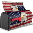 thumbnail image 4 of Independence Day 4th of July Mailbox Covers Magnetic Standard Size 18x21 Inch Patriotic USA Flag Mailbox Cover Memorial Day Mailbox Decor Wraps Post Letter Box Cover for Home Garden Yard Decor, 4 of 6