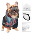 thumbnail image 3 of Fotbe Bubbles Axolotl Fantasy Sudadera con Estampado para Perros Pequeños – Suéter con Capucha para Mascotas, Tela Suave de Forro Polar con Bolsillo-XX-Large, 3 of 7