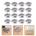 thumbnail image 3 of SHISUYAN 50 Pcs Bouchon de Ventilation en Acier Inoxydable pour Grille d'Aération Circulaire pour Garde-Robe, 3 of 8