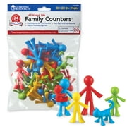 Learning Resources Family Counters Smart Pack, Tactile Learning, Counting & Sorting Toy, SEL, 24 Counters, Ages 3 4 5+