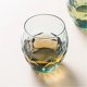 thumbnail image 4 of Vaso de cristal texturizado azul, 400/500 ml, gran capacidad, sin tallo., 4 of 6