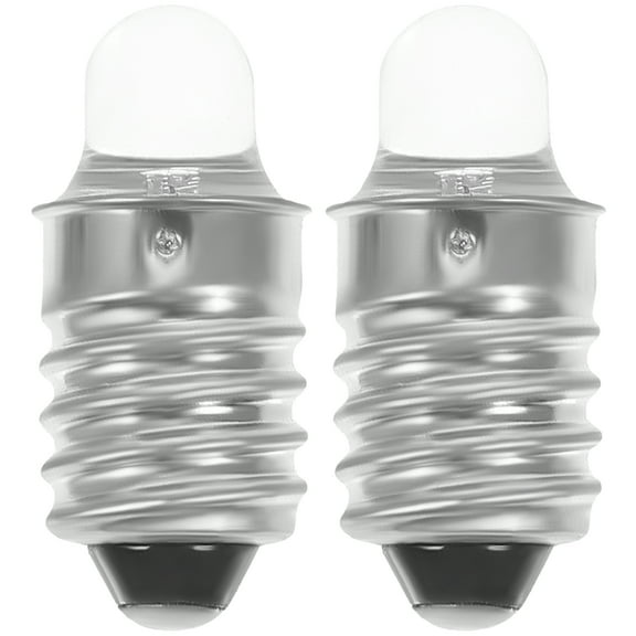 MERRYHAPY 6-Pack Mini LED Flashlight Bulbs with Screw Base, Tiny Replacement Light Bulbs for Home and Outdoor Use